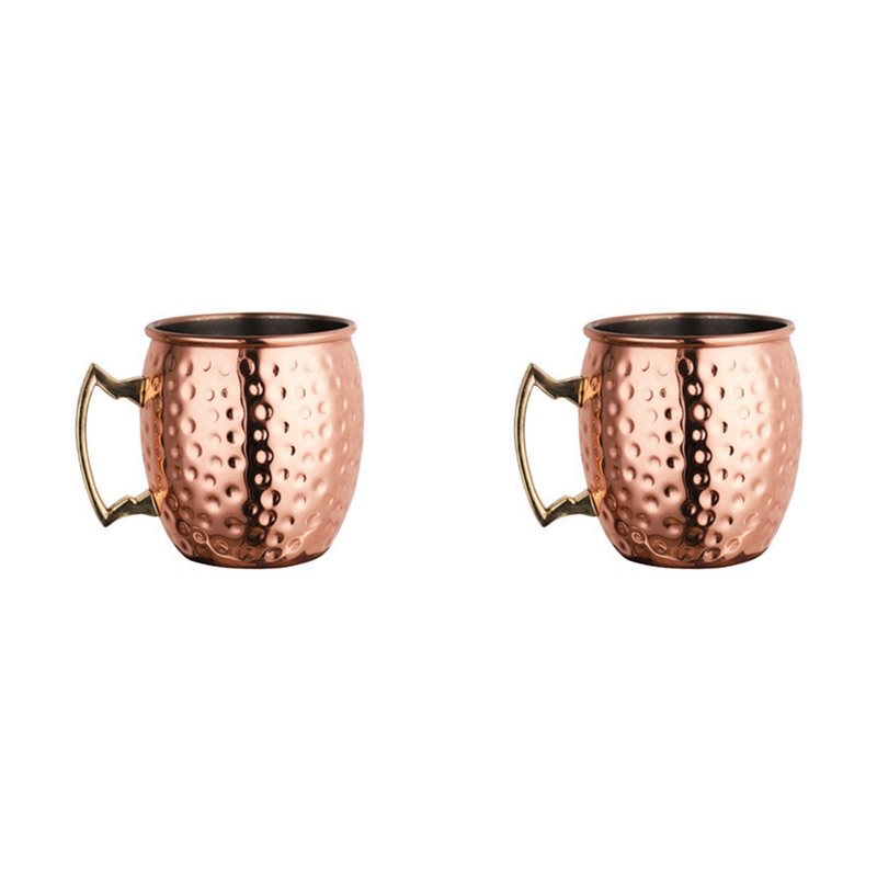 Mule Copper Mug - JHD 2X Moscow Mule Becher Edelstahl