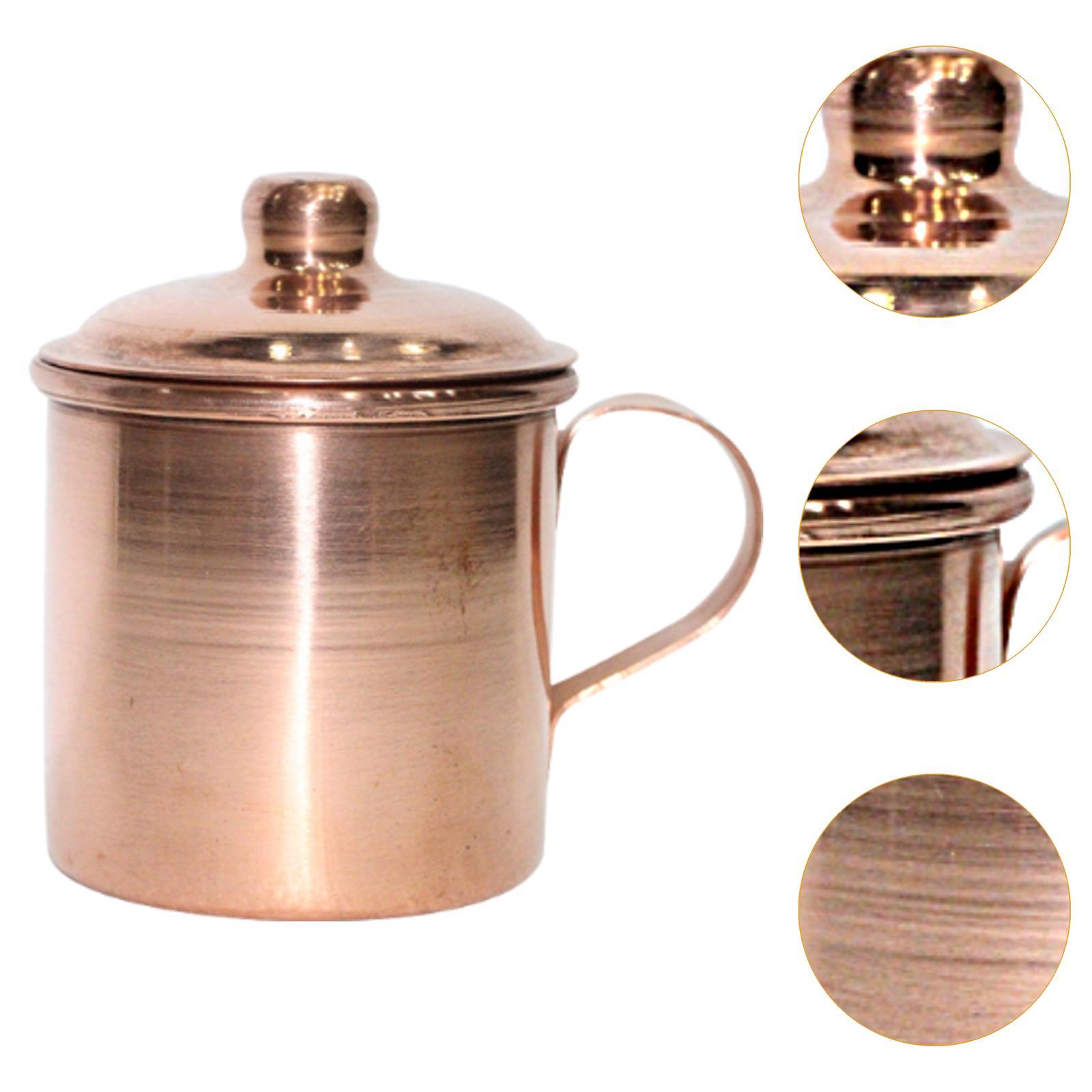 Mule Copper Mug - Handgefertigte Kupfer-Teetasse Trinkbecher Praktischer Kupferbecher mit