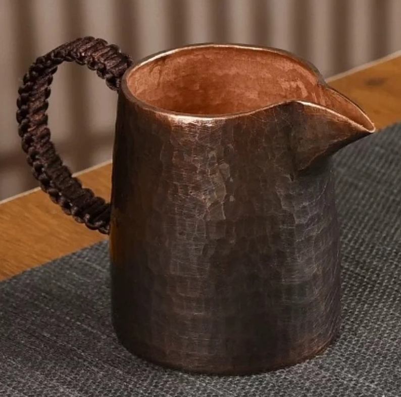 Mule Copper Mug - Vintage-Tasse aus reinem Kupfer, gerade, handgefertigt,