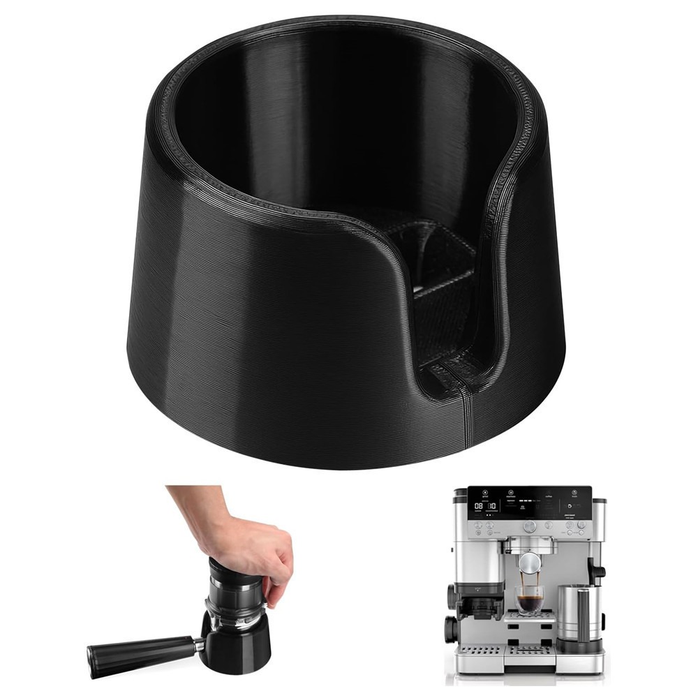 Home Barista - 1 Stück Kaffee-Siebträgerhalter, Espresso-Tamperstation-Ständer, Kaffeefilter-Halterung für