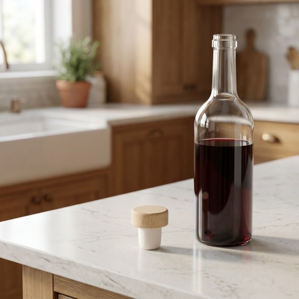 Wine Preservation Pump - 10 Stück Vakuumverschluss-Weinflaschenverschlüsse, wiederverwendbar, zum Frischhalten