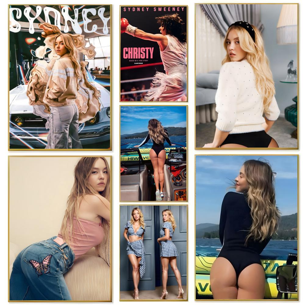 Home Bar Sydney - Poster mit Schauspielerin S-Sydney S-Sweeney, Wandkunstdruck,
