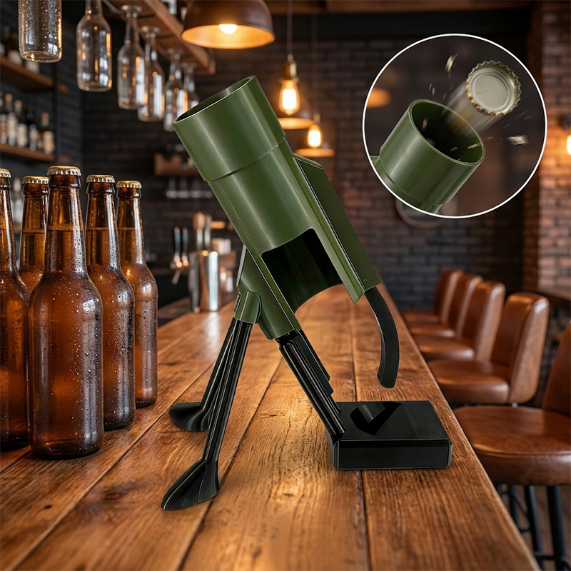 Home Bar Set - Mortar Bierflaschenöffner, Push-Down-Öffner, Geschenk für 330ml