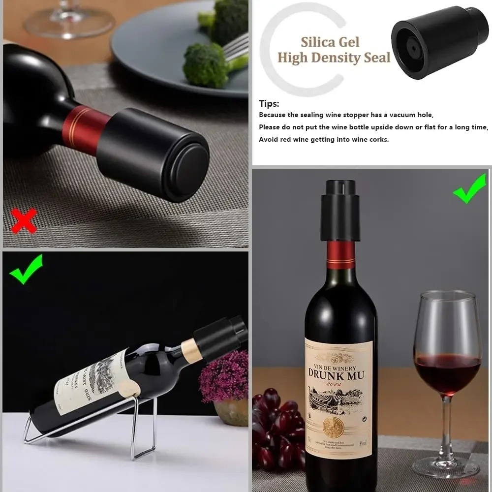 Vakuum-Weinverschluss mit Druc – Wine Preservation Pump Bewertung und Preis