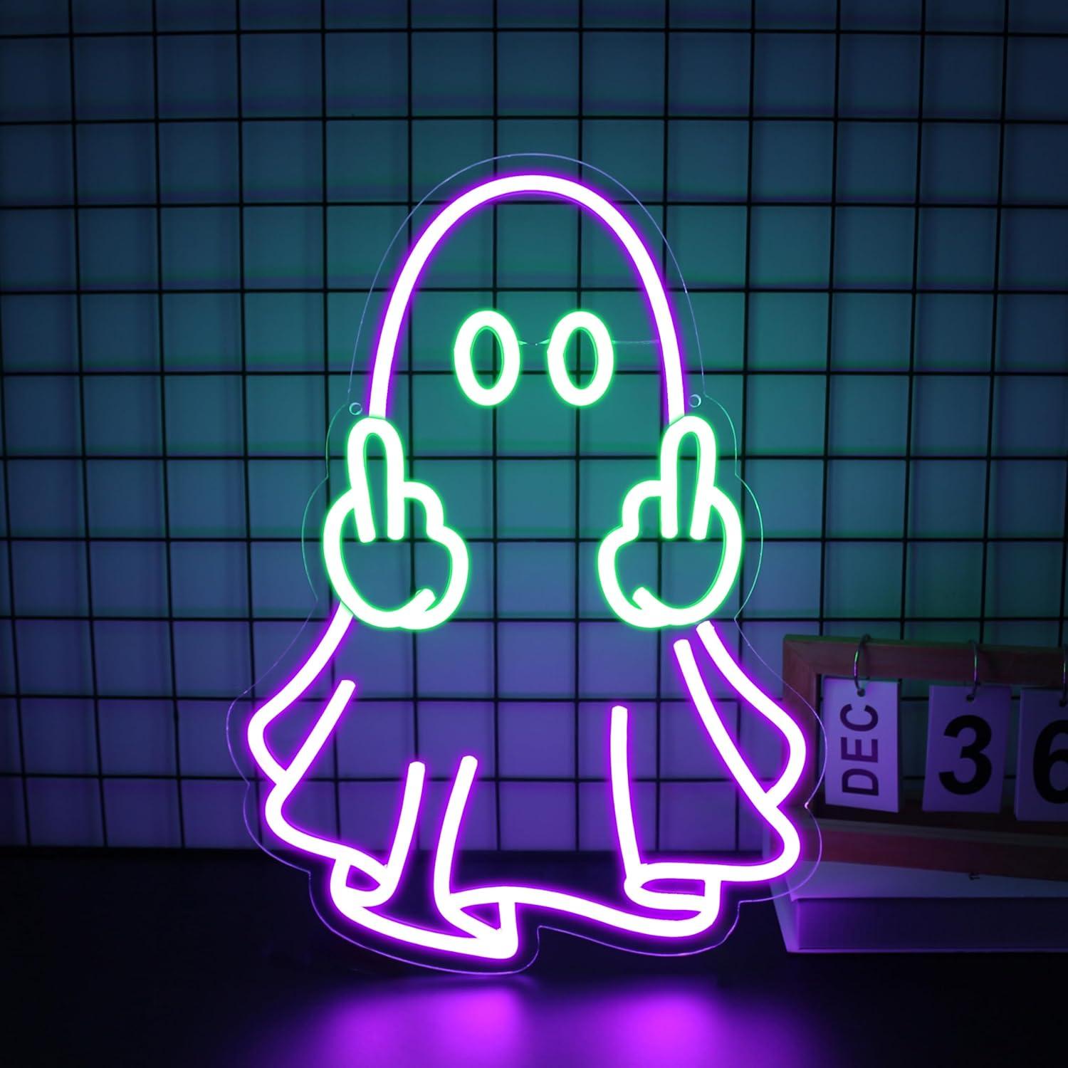 Geister-Neonschild USB-Betrieb – Home Bar Signs Bewertung und Preis