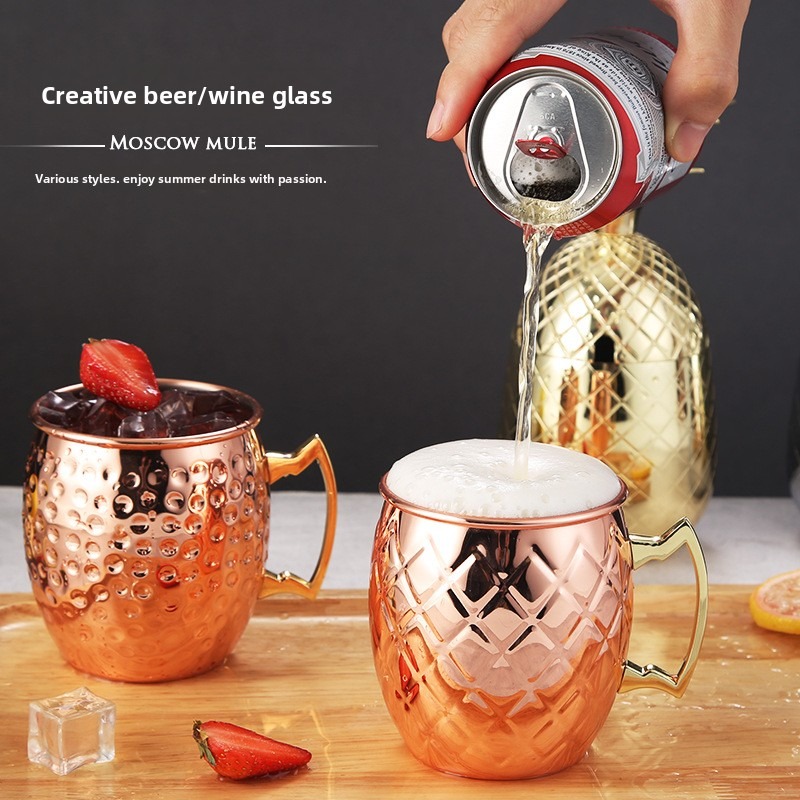 Hammer Edelstahl-Mule-Becher,  – Mule Copper Mug Bewertung und Preis