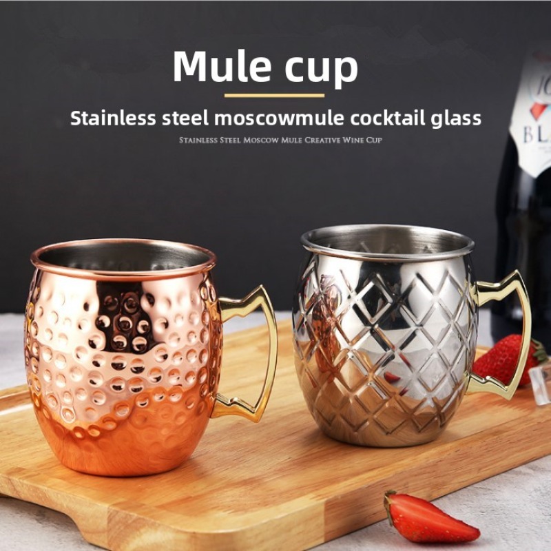Hammer Edelstahl-Mule-Becher,  – Mule Copper Mug Bewertung und Preis