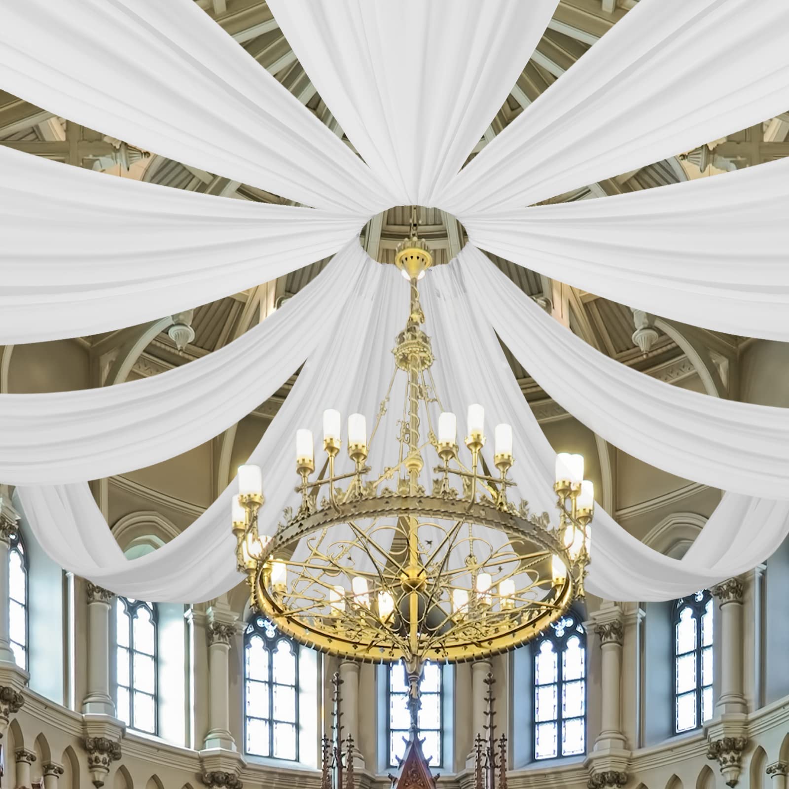 Hochzeit Bogen Decke Drapieren – Home Bargains Bewertung und Preis