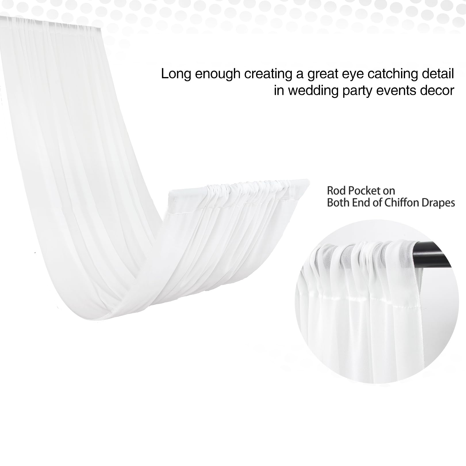 Hochzeit Bogen Decke Drapieren – Home Bargains Bewertung und Preis