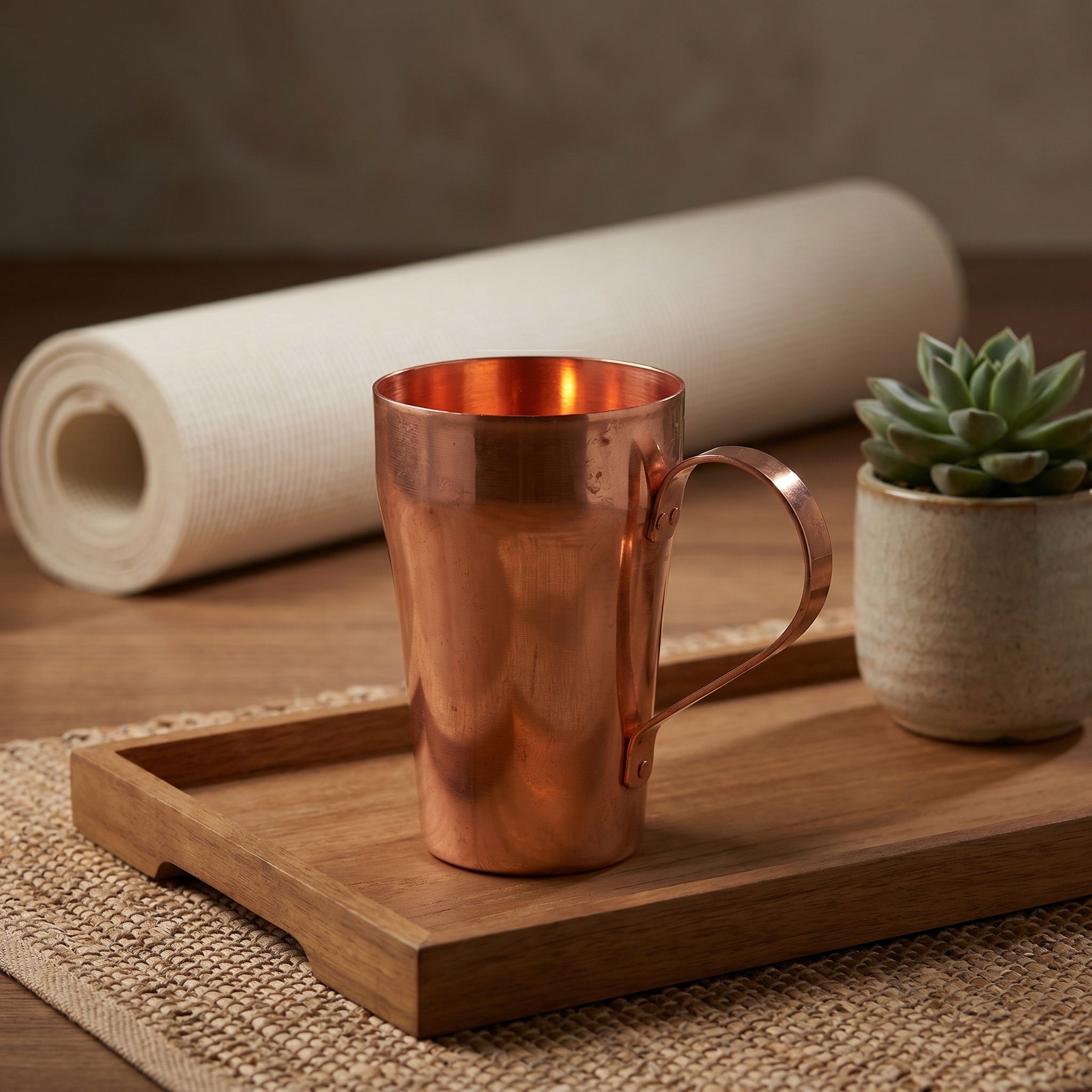 Reiner Kupfertrinkbecher, hand – Mule Copper Mug Bewertung und Preis