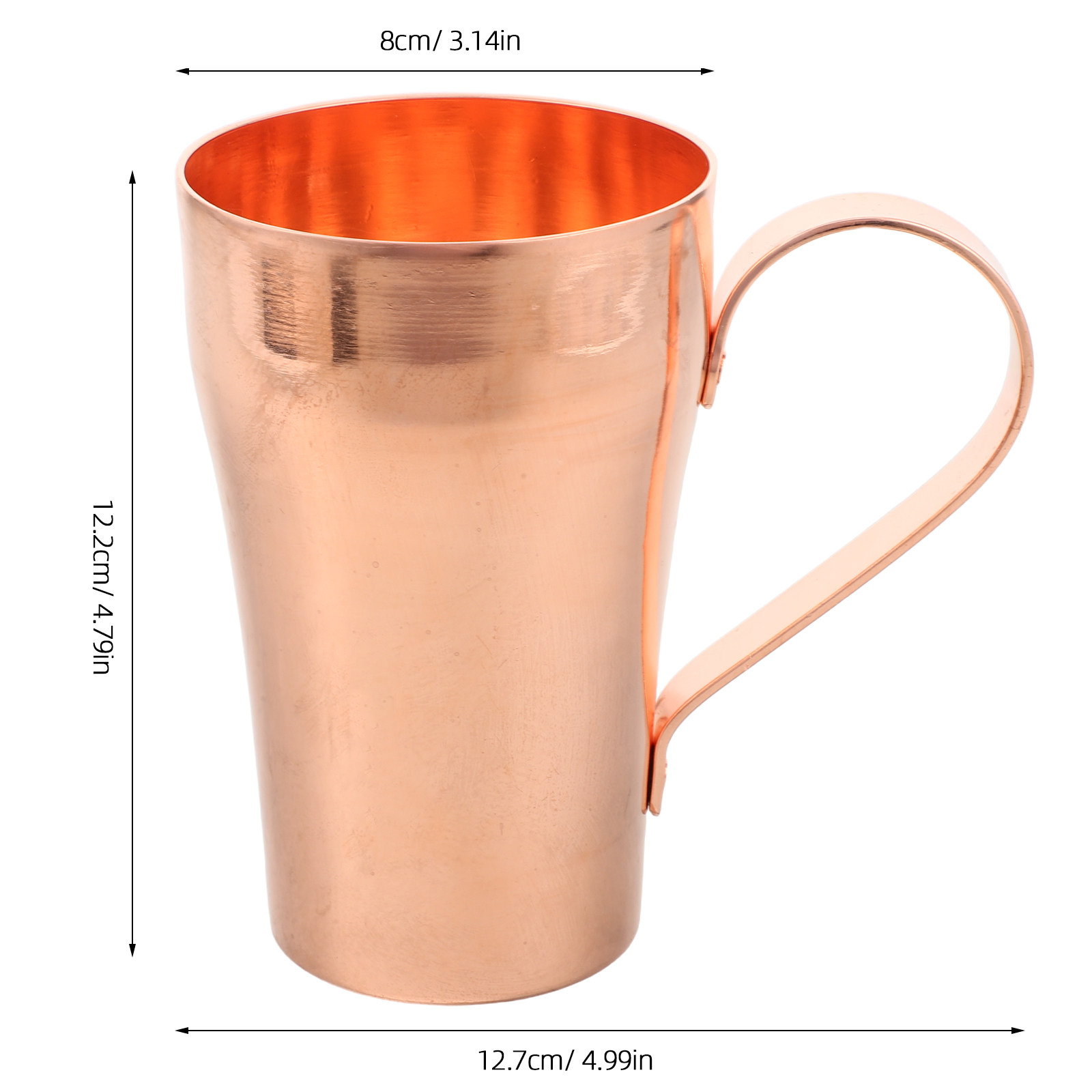Reiner Kupfertrinkbecher, hand – Mule Copper Mug Bewertung und Preis