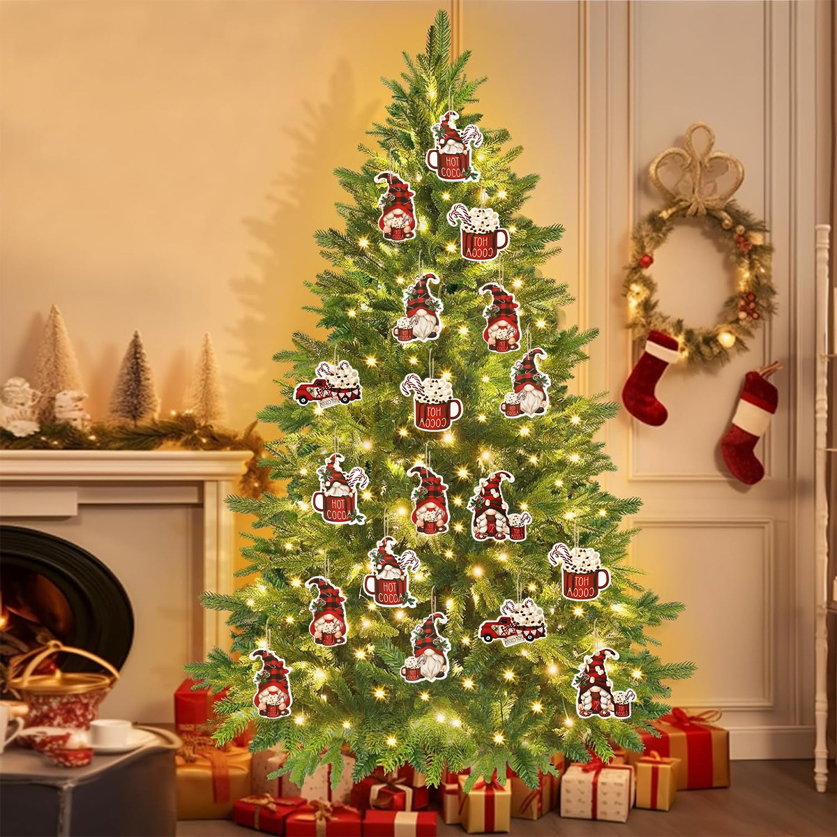 12 stücke Weihnachten Santa Gn – Home Bargains Bewertung und Preis