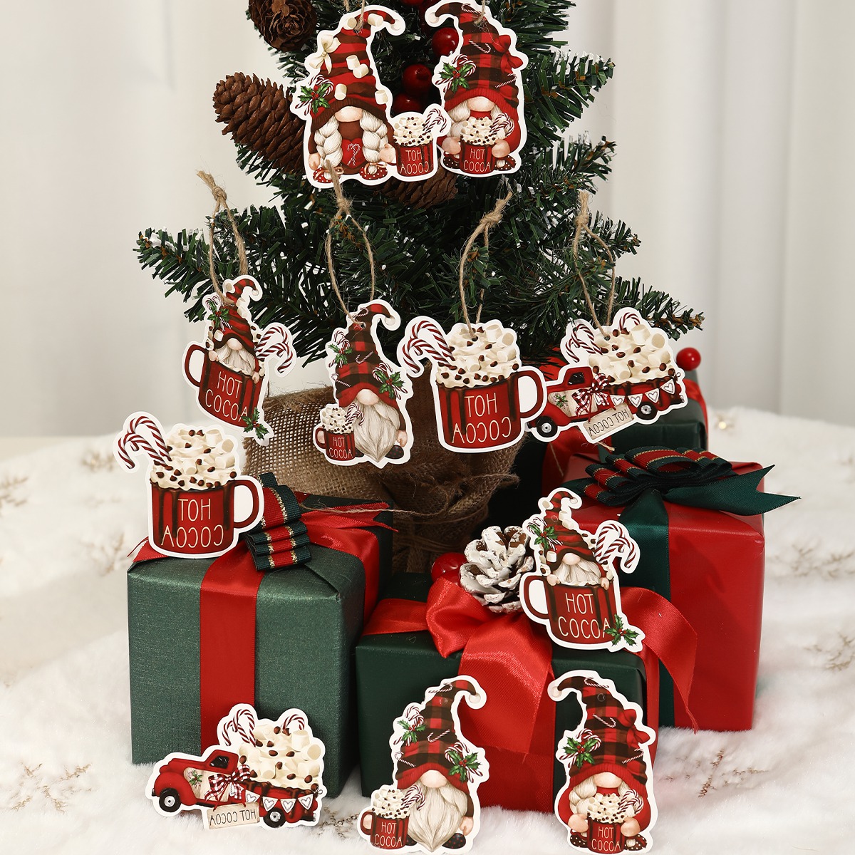 12 stücke Weihnachten Santa Gn – Home Bargains Bewertung und Preis