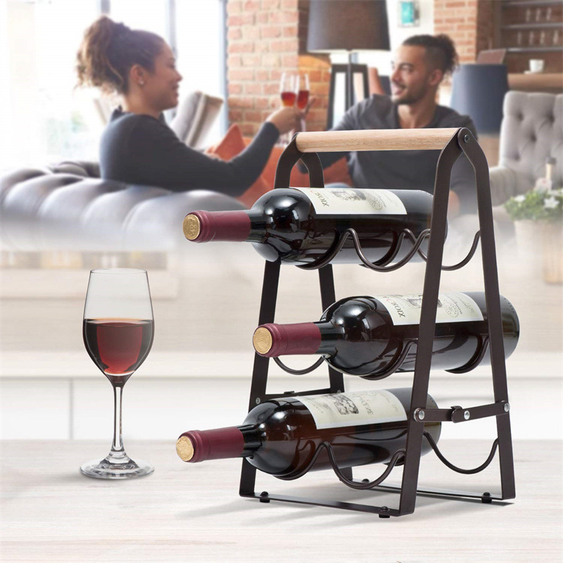 6-Flaschen-Weinflaschenregal a – Home Bar Shelves Bewertung und Preis
