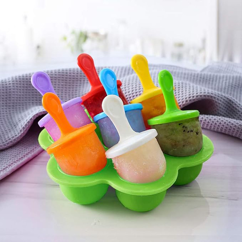 1pc 7 Löcher DIY Eis Pops Sili – Ice Mold Sphere Bewertung und Preis